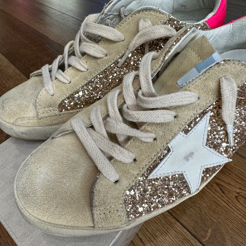 GOLDEN GOOSE Superstar Glitter Low-Top Sneakers - Picture 10 of 16
